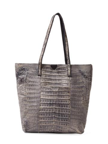 Carlos Falchi Caiman Shopper Tote