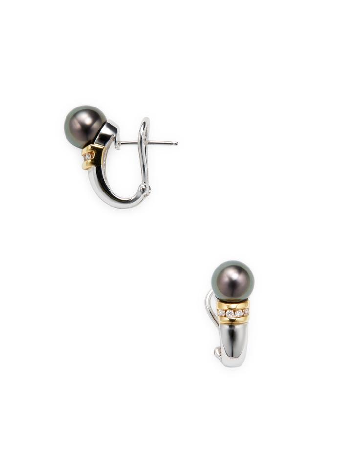 Tara Pearls 18k Two-tone Gold, Diamond & Pearl Earrings