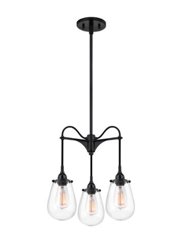Sonneman Chelsea 3-arm Pendant