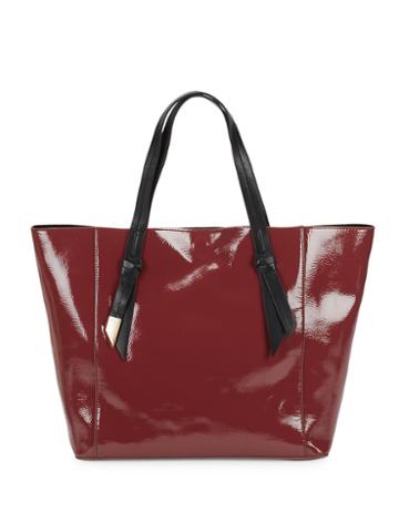 Foley + Corinna Ashlyn Patent Leather &amp; Suede Reversible Tote