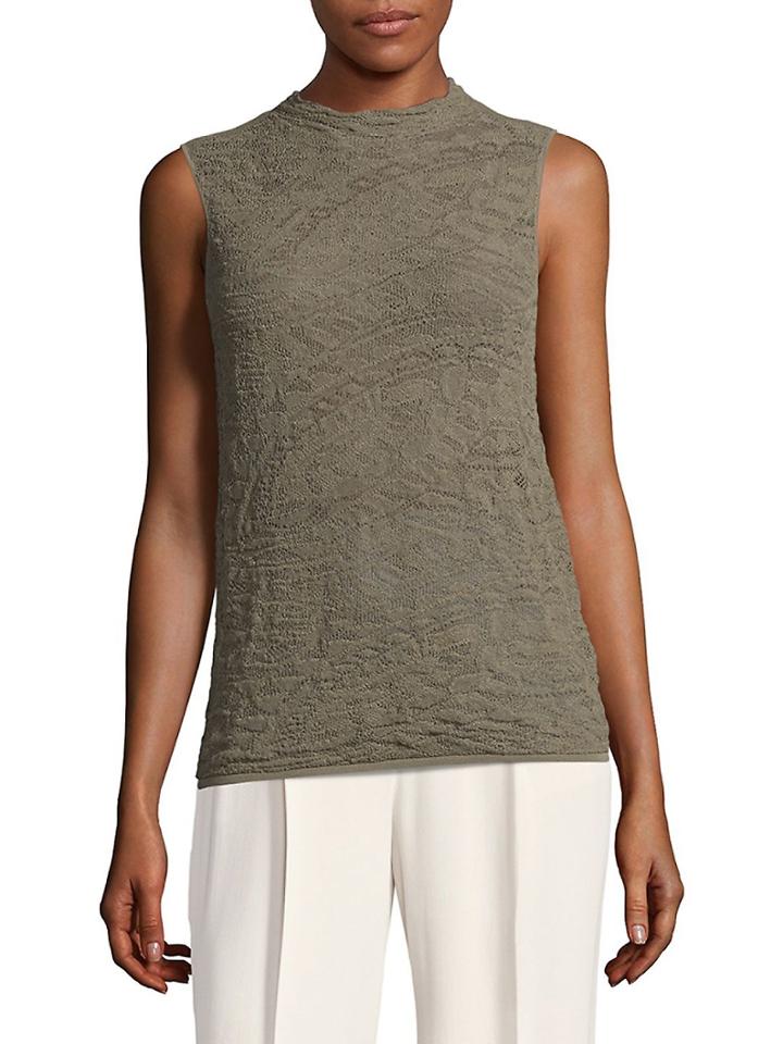 Lafayette 148 New York Sleeveless Knit Bateau Top