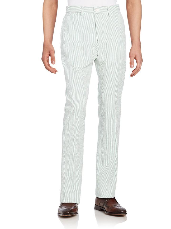 Haspel Bernard Striped Cotton Pants