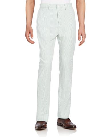 Haspel Bernard Striped Cotton Pants