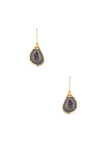 Janna Conner Black Geode Earrings