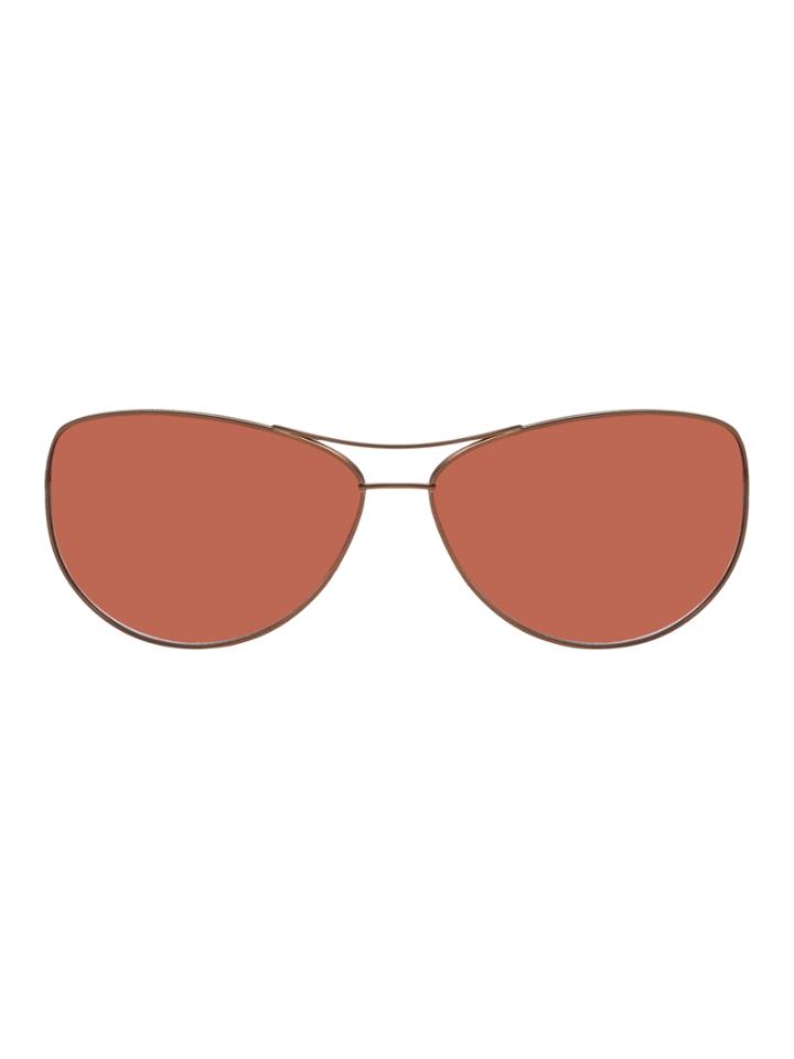 Oliver Peoples Kempner Polarized Metal Aviator Frame