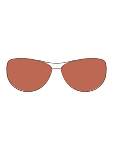 Oliver Peoples Kempner Polarized Metal Aviator Frame