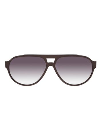 Kris Van Assche By Linda Farrow Gallery Acetate Aviator Frame