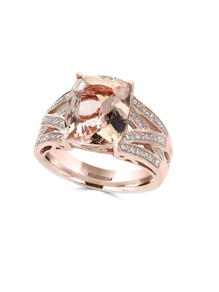 Effy Diamond & Rose Gold Ring