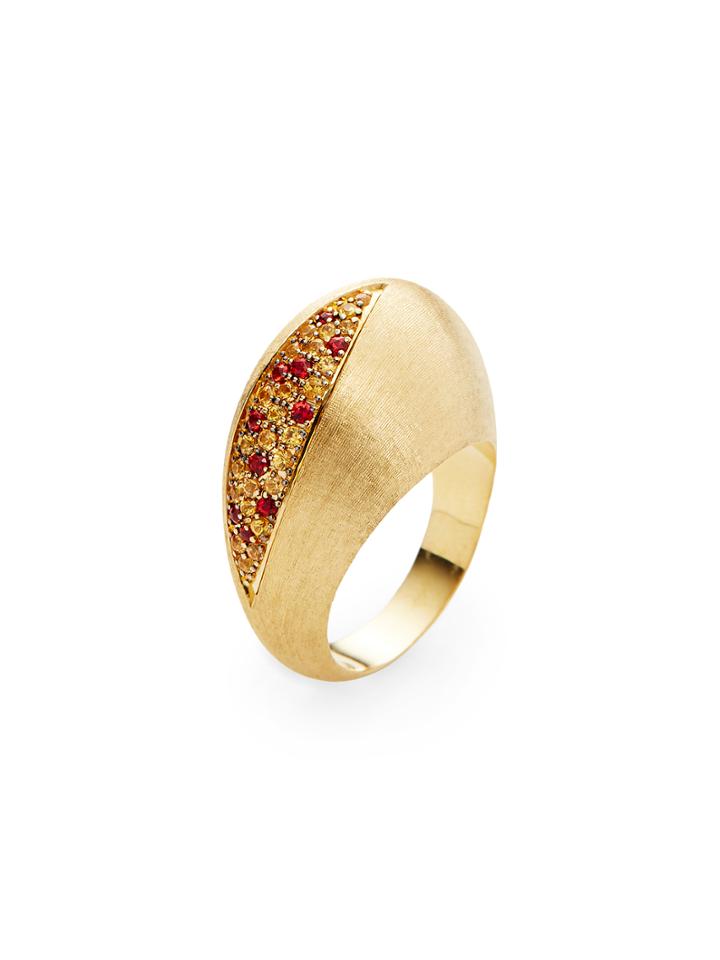Nanis Contemporary Multicolor Sapphire Domed Band Ring