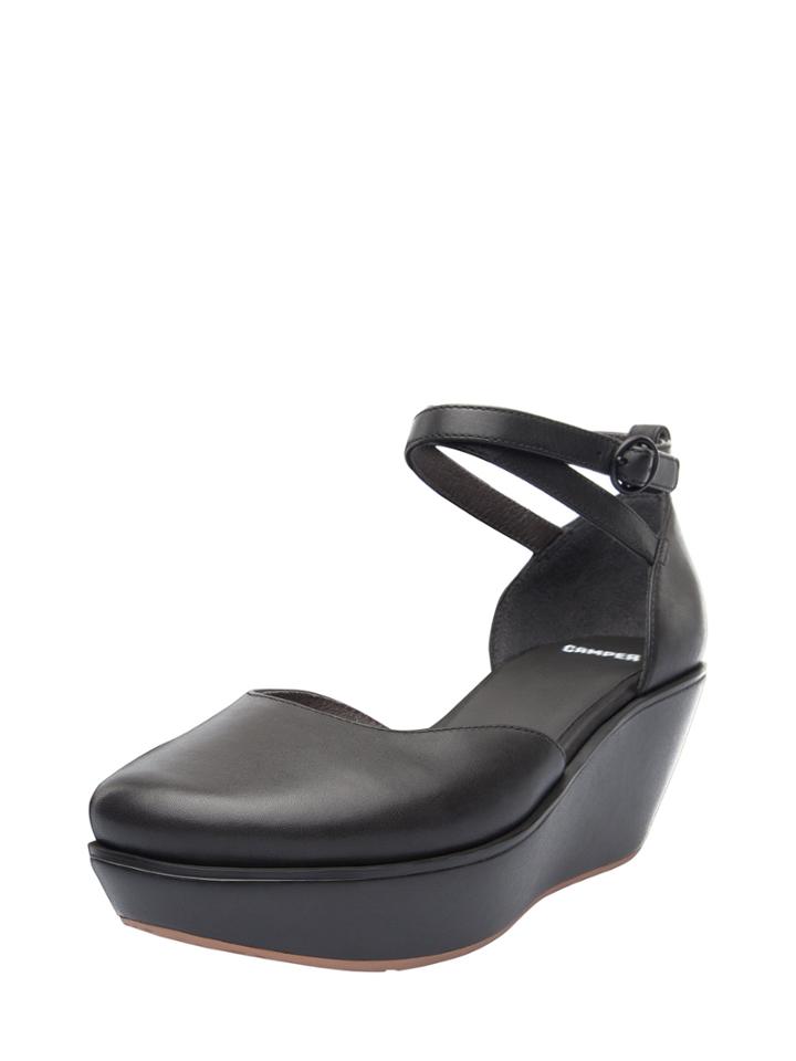 Camper Damas Ankle-wrap Leather Wedge