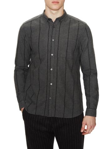 Whyred Kevin Flannel Stripe Sportshirt