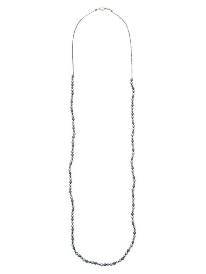 Chan Luu Silver & Bead Pendant Necklace