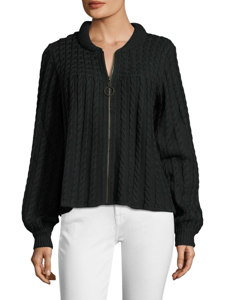 Manoush Wool Cable Knit Cardigan