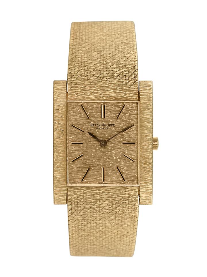 Vintage Patek Philippe 18k Yellow Gold Bezel Watch, 33mm