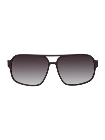 Kris Van Assche By Linda Farrow Gallery Double Bridge Aviator Frame