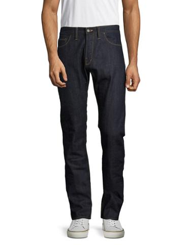 Shockoe Atelier Textured Cotton Denim Pants