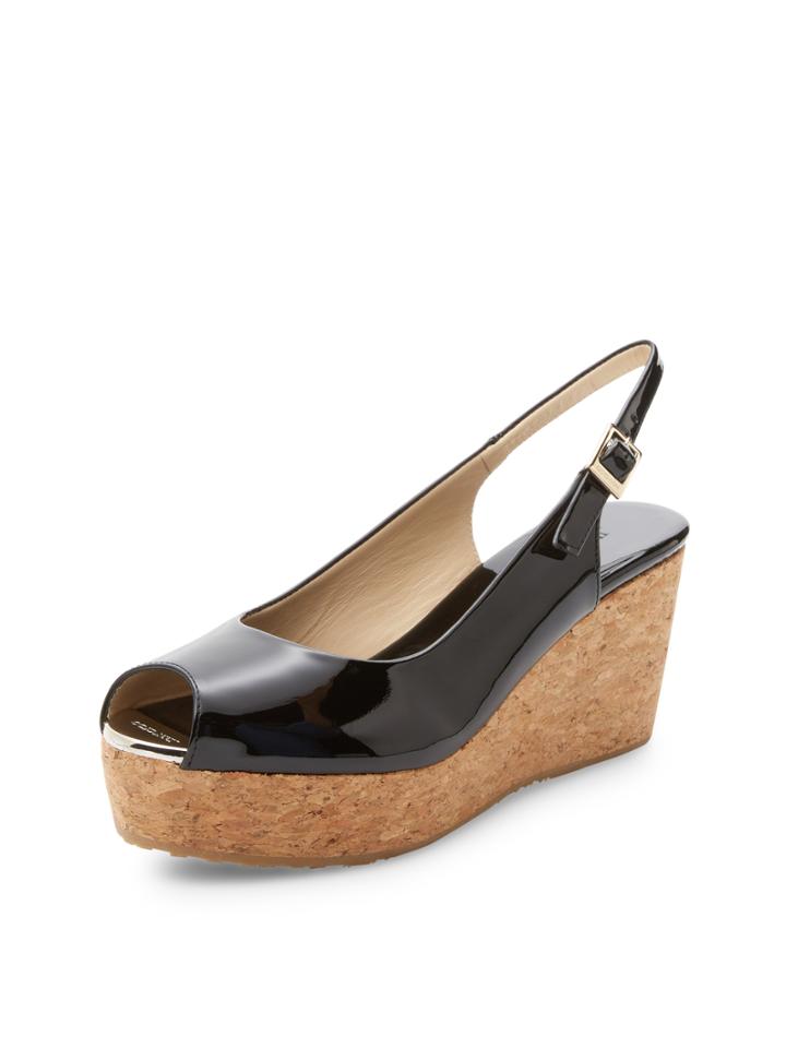 Jimmy Choo Praise Patent Leather Wedge