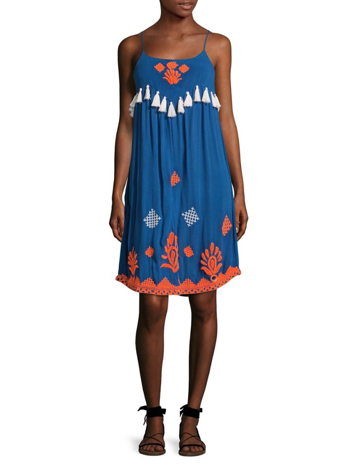 Pia Pauro Embroidered Sun Dress