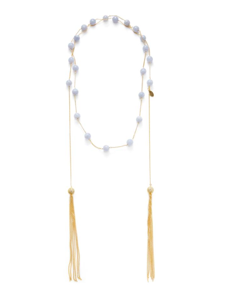 Lapis Lois Anne Lariat Necklace