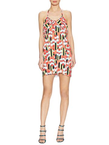 T Bags Los Angeles Stretch Jersey Halter Shift Dress
