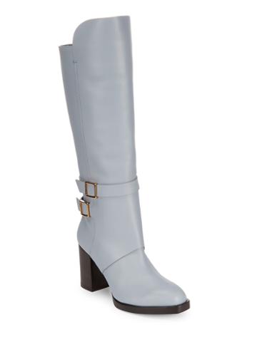 Tod Inchess Buckle Leather Knee-high Boots