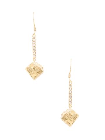 Edge Of Ember Namo Cz Accented Drop Earrings