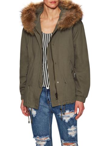 Tasha Tarno Fur Hooded Jacket