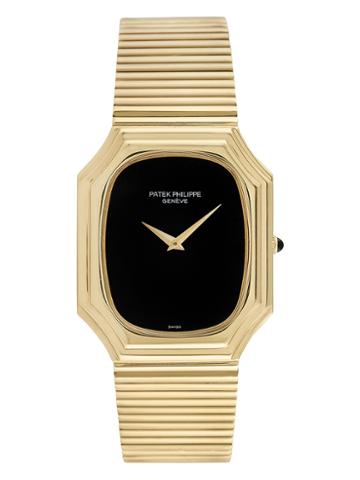 Vintage Patek Philippe 18k Yellow Gold Watch, 37mm X 31mm