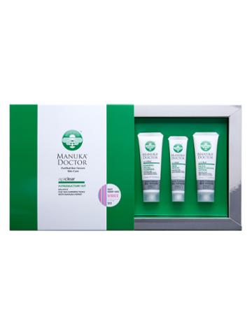 Manuka Doctor Api Clear Introductory Kit (facial Moisturizing Lotion + Radiance Serum + Facial Cleanser)