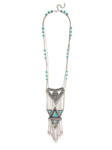 Cara Couture Jewelry Multi Triangle Statement Necklace