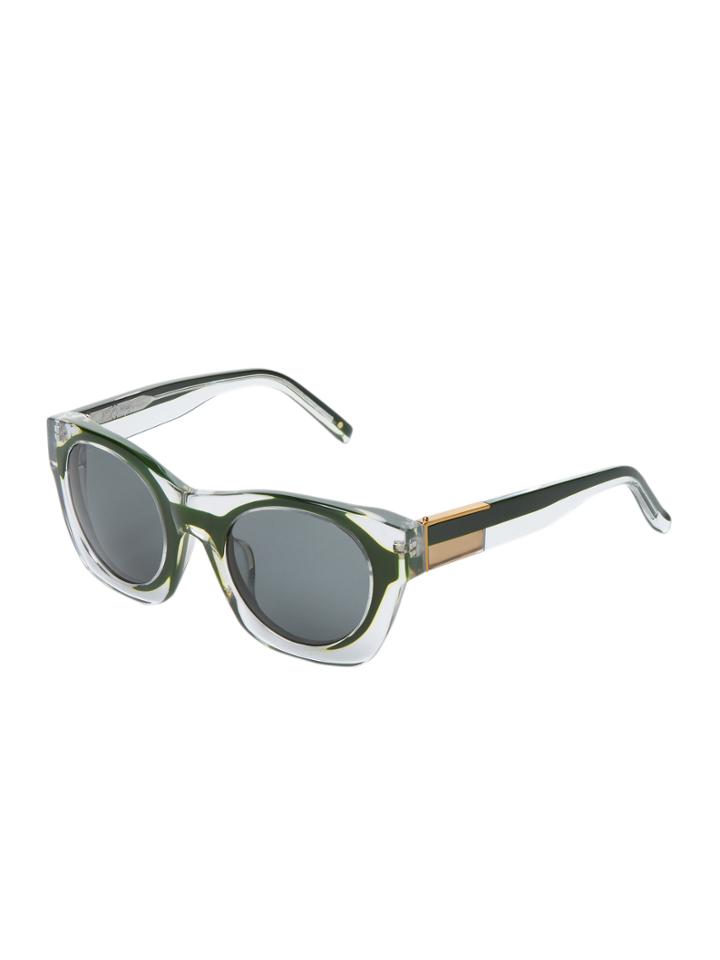 3.1 Phillip Lim By Linda Farrow Gallery Saddle Acetate Wayfarer Frame