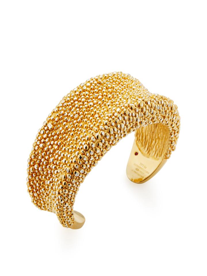 Roberto Coin Yellow Gold Stingray Cuff Bracelet