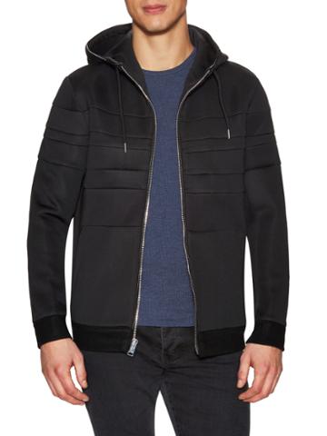 Rogue State Neoprene Full Zip Front Hoodie