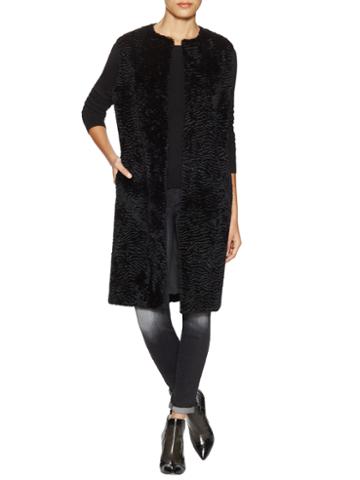 Tasha Tarno Sheared Fur Long Vest