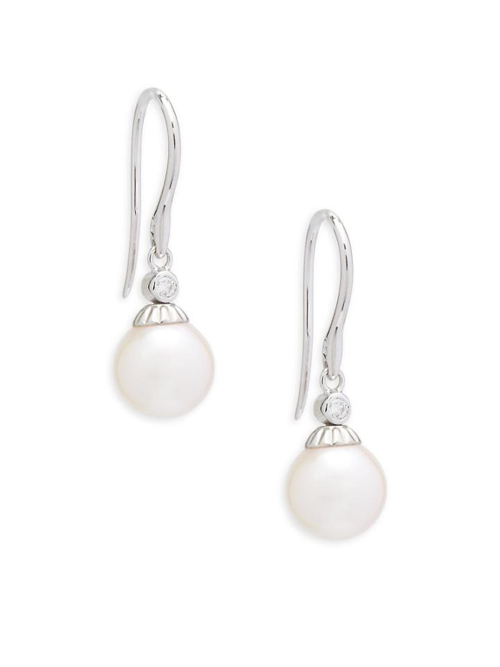 Tara Pearls 8.5-9mm White Pearl Earrings
