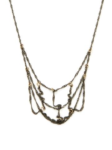 Taylor Kenney Jewelry Two-tone Statement Necklace
