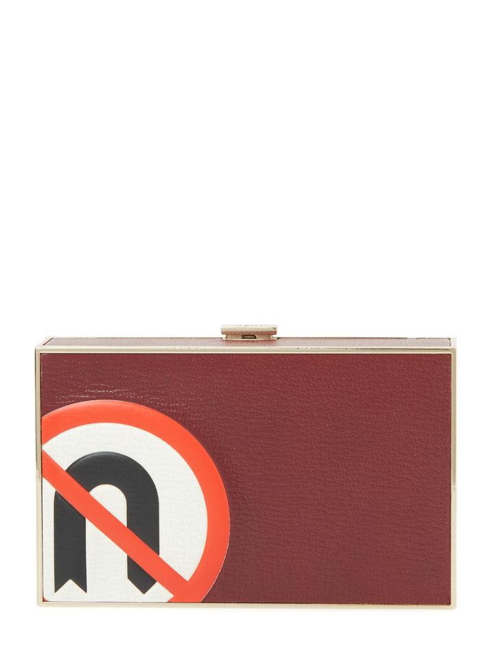 Anya Hindmarch Imperial No U Turn Leather Clutch