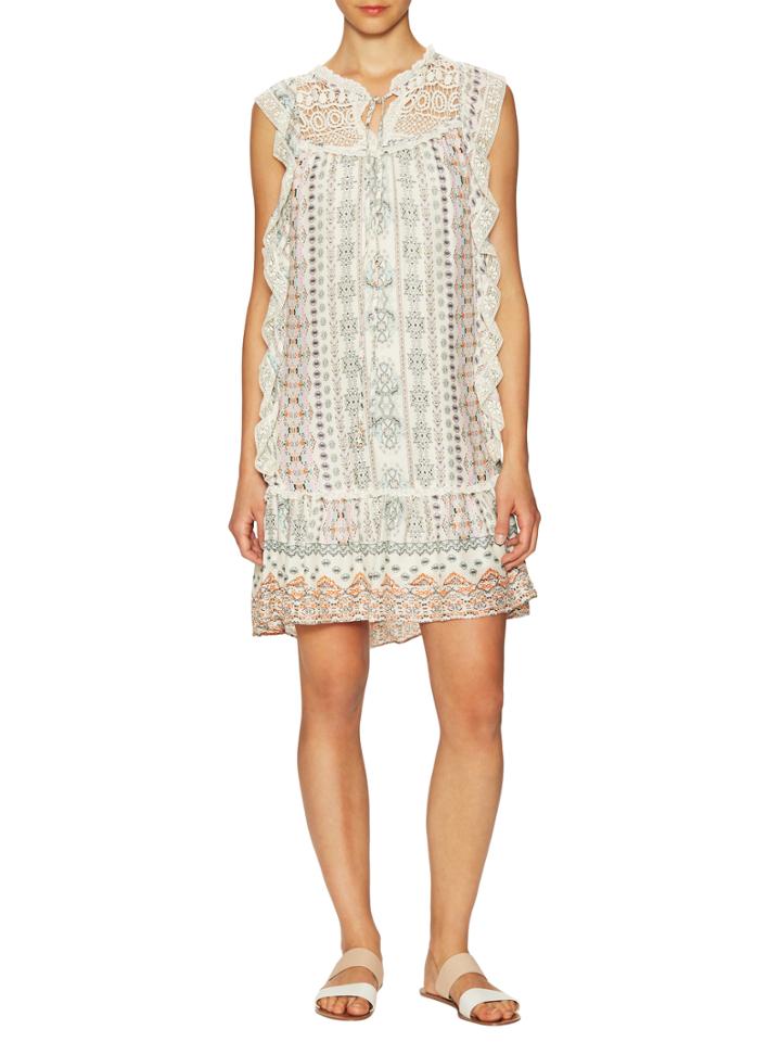 Hiche Sedona Print Flounce Dress