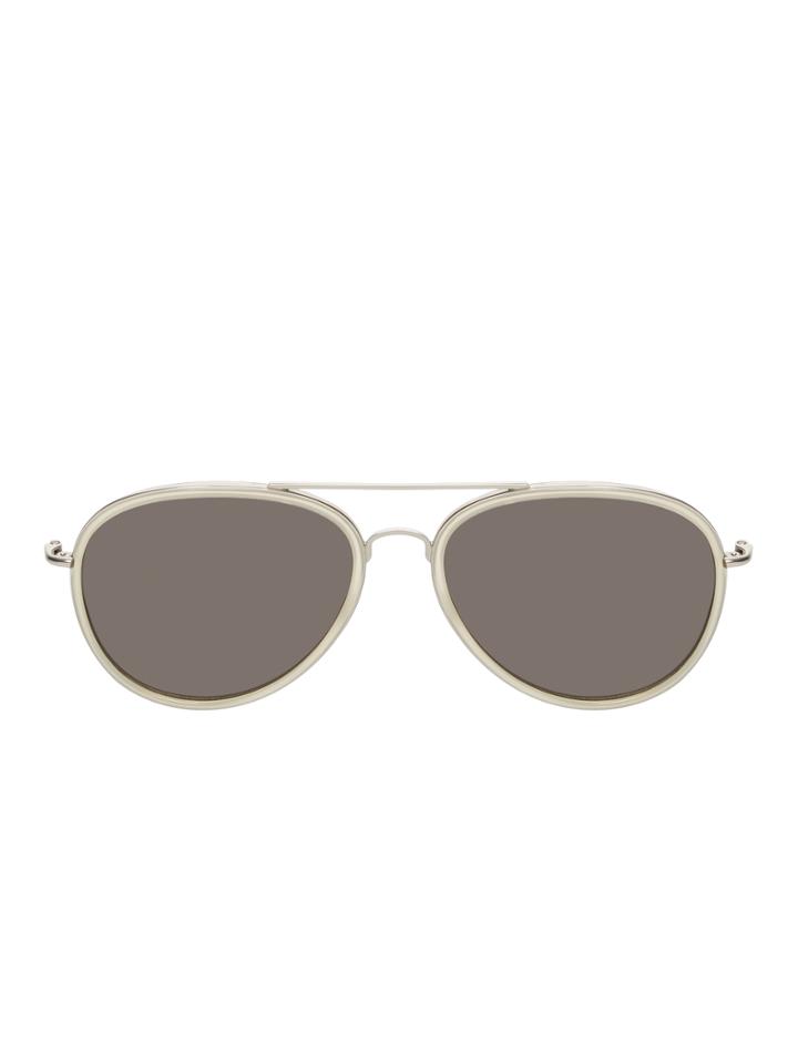Dries Van Noten By Linda Farrow Gallery Tinted Lens Aviator Frame