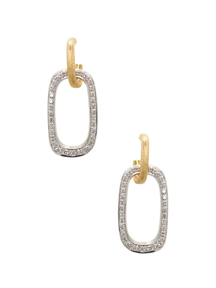 Marco Bicego 18k Gold & 0.53 Total Ct. Diamond Murano Earrings