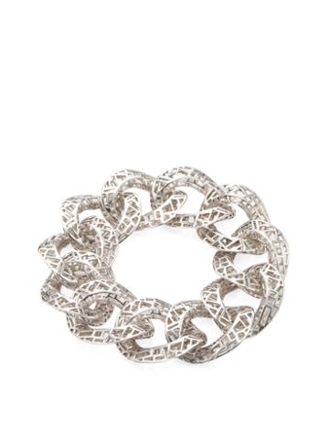 Roberto Coin Polished Silver 5 Ten Skyline Bracelet