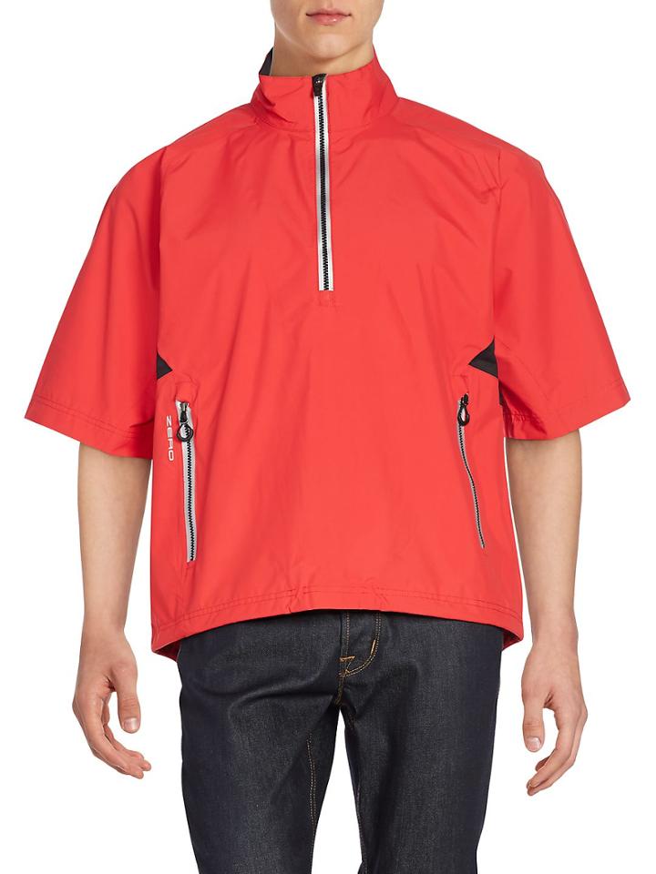 Zero Restriction Colorblock Three-quarter Sleeve Pullover