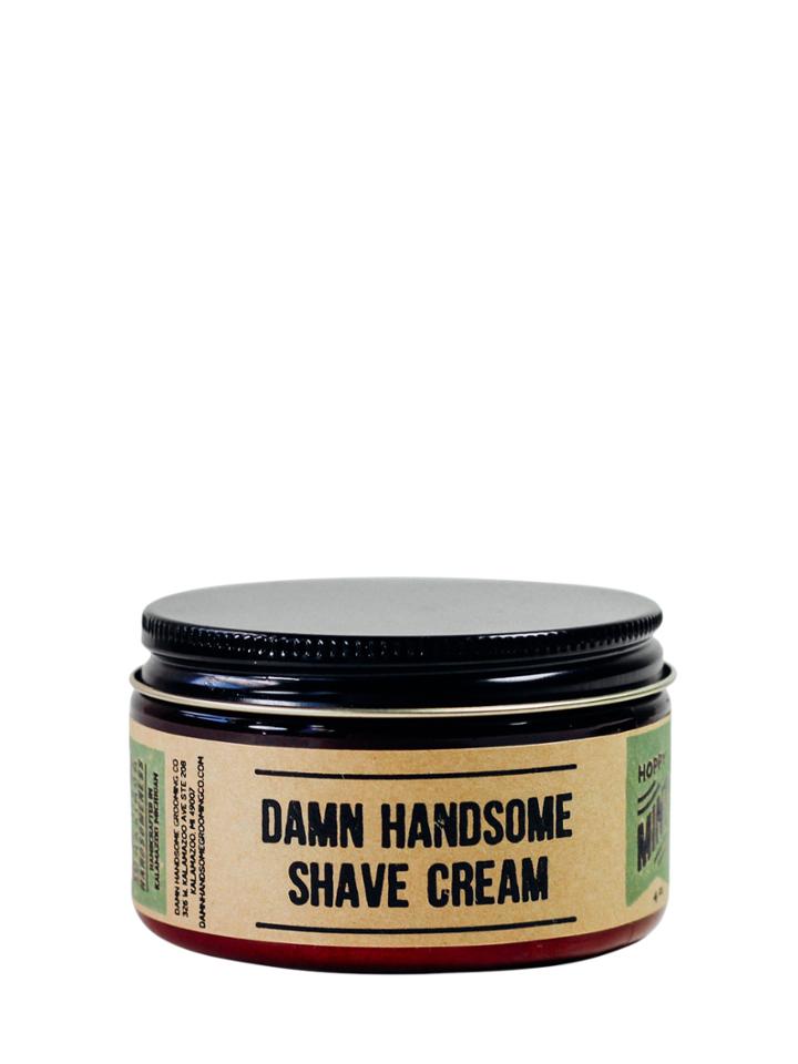 Damn Handsome Grooming Shave Cream: Hoppy Mint (4 Oz)