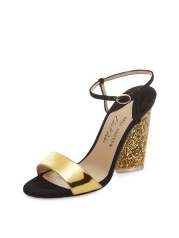 Paul Andrew Parker Leather & Suede Sandal