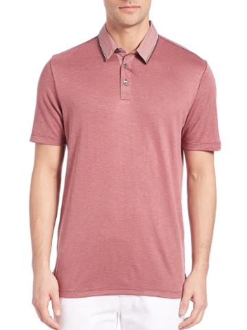 Lenor Romano Solid Poplin Polo