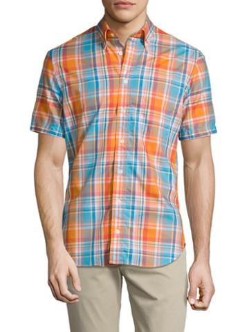 Gitman Bros. Chest Pocket Plaid Sportshirt