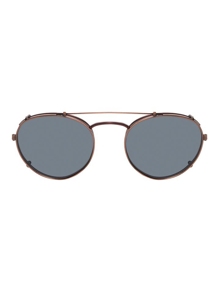 Kris Van Assche By Linda Farrow Gallery Clip On Lens Aviator Optical Frame