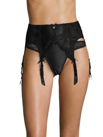 Dita Von Teese Bow Mesh Suspender