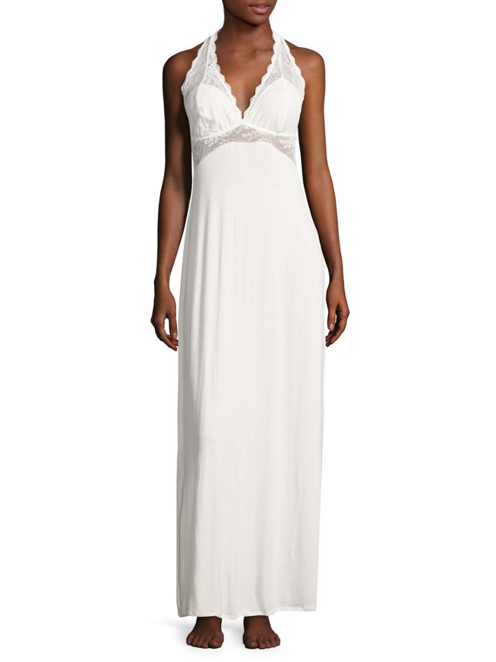 Fleur't Intimates Embroidered Lace Gown