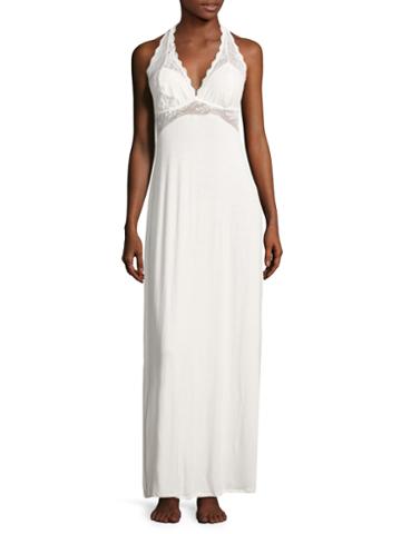 Fleur't Intimates Embroidered Lace Gown